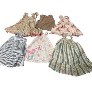 Toddler Girls bundle dresses 3T ruffle butts mudpie Gap Zara and more‎ 6 items